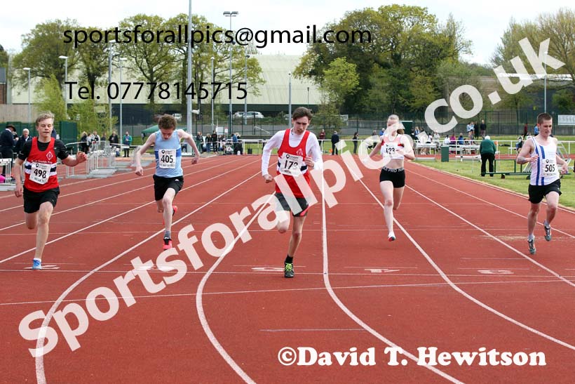 200 metres, 2021 NECAA Middlesbrough Open Meting, Sunday, May 9th. Photo: David T. Hewitson/Sports for All Pics